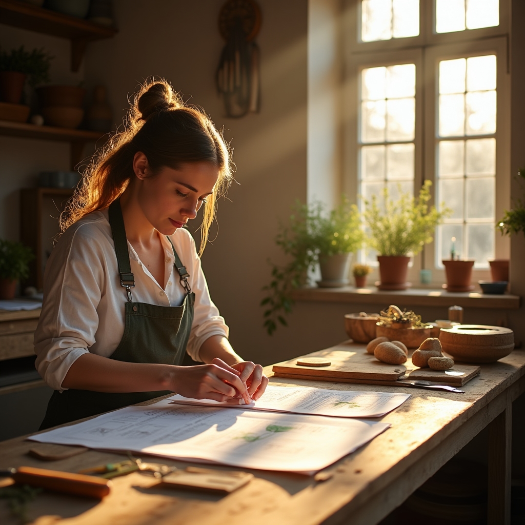 Illustrative scenario of artisan business registration in France